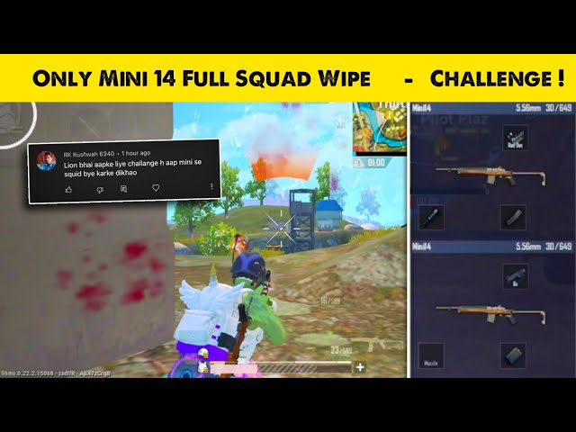 PUBG Lite Best Funny Only Mini 14 Challenge Moments | Funny Whatsapp Status LION x GAMING | #shorts