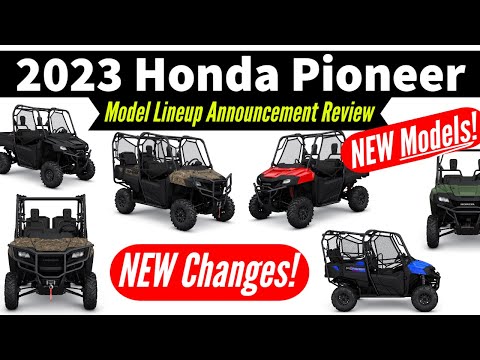 2023 Honda Side by Side Models