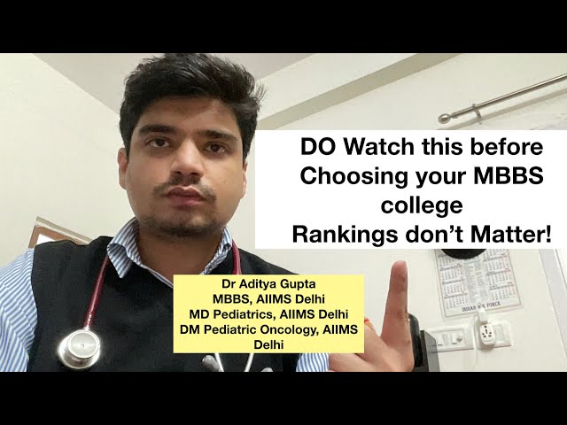 Watch before you join MBBS: RANKINGS DON’T MATTER: CHOOSE YOUR COLLGE WISELY! #neetug #aiims