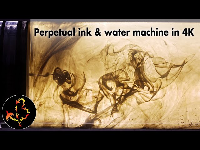 45 unedited minutes of ink mixing with water. Better than a lava lamp?