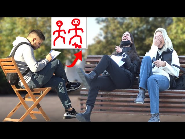 🔥ARTIST WITHOUT TALENT Paint stranger people✍️ - 😂AWESOME REACTIONS😂