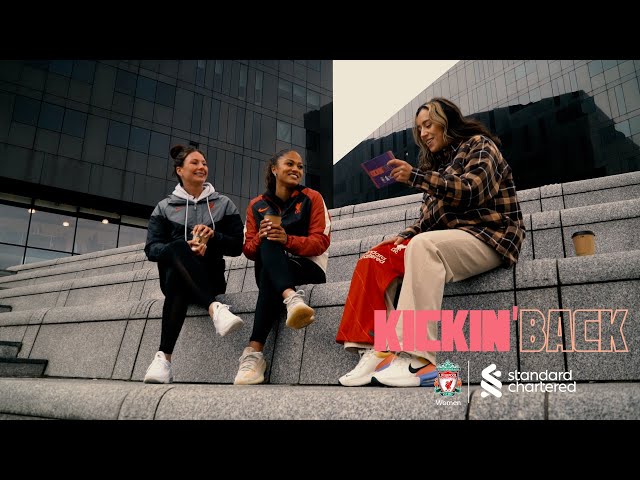 Kickin' Back: Leighanne Robe & Taylor Hinds take a walk down the Liverpool waterfront
