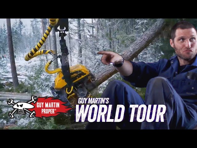 Guy in awe of Siberia's logging trucks | Guy Martin Proper