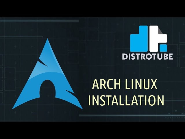 Arch Linux Installation Tutorial