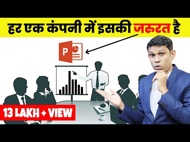 MS PowerPoint Hindi Tutorial for Beginners - Everyone Should learn this to create Presentation