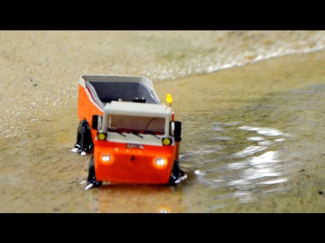 RC Amphi-Trucks 1st testdrive - Mikromodelle 1:87 zu Gast im Miniatur Wunderland