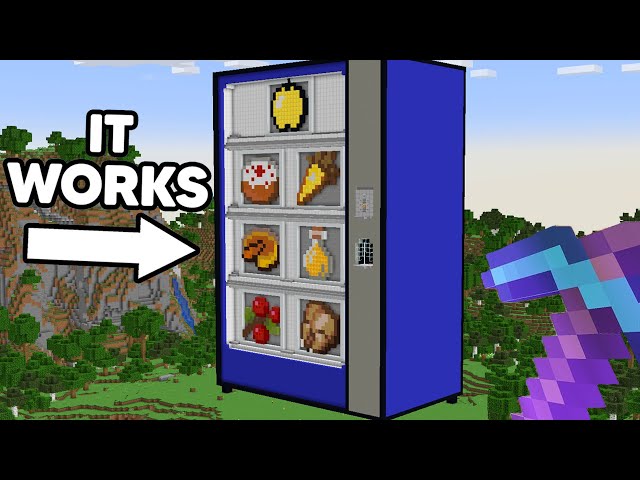 I Built A Working Vending Machine In Minecraft