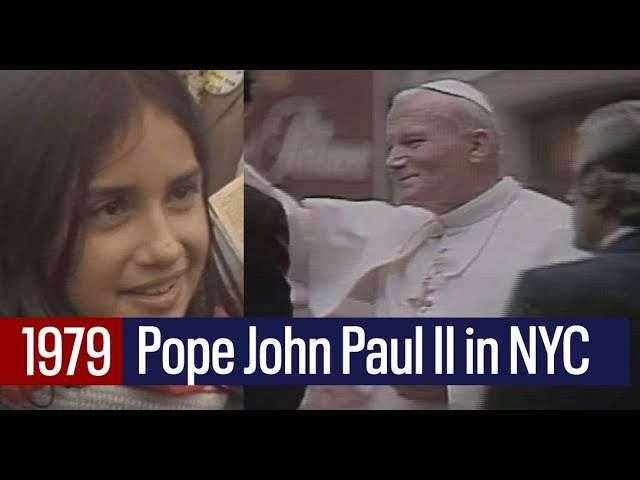 NYC 1979: When a Pope visits NYC.