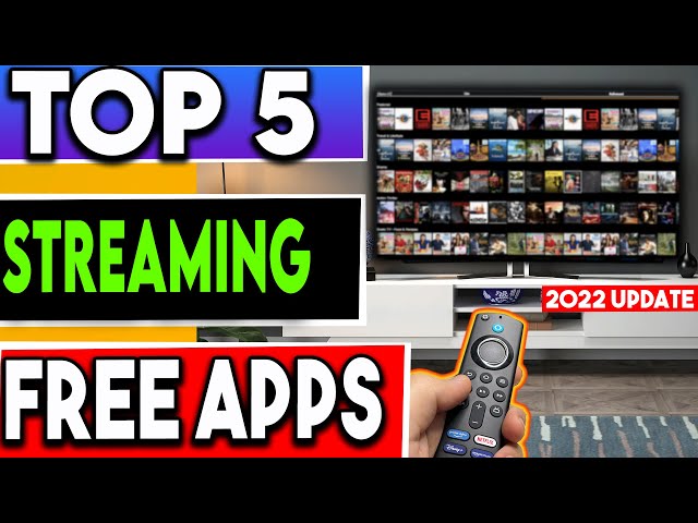 🔴TOP 5 STREAMING APPS 2022