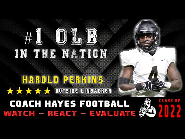 5⭐ OLB Harold Perkins Highlights | The #1 OLB is cut from a different cloth (WRE)