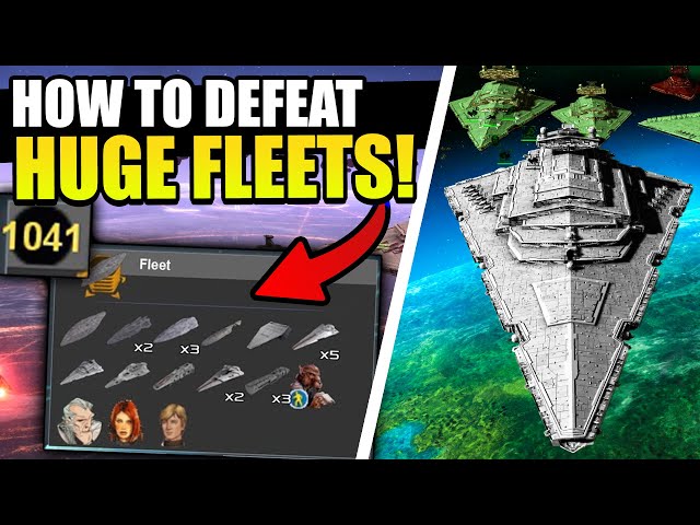 How to defeat MASSIVE fleets in Empire at War