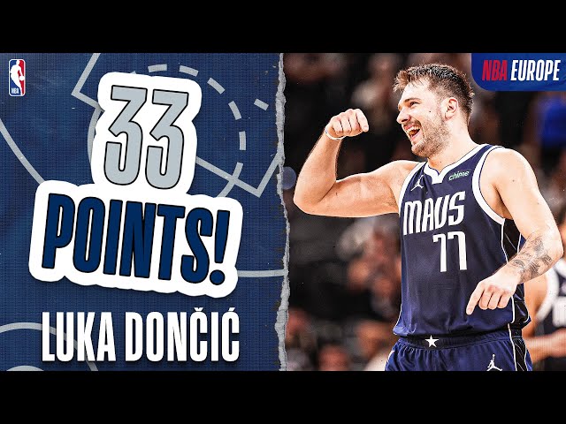 Luka Dončić Triple-Double in Mavs Opener! 🤩 | 33 points Highlights v San Antonio Spurs