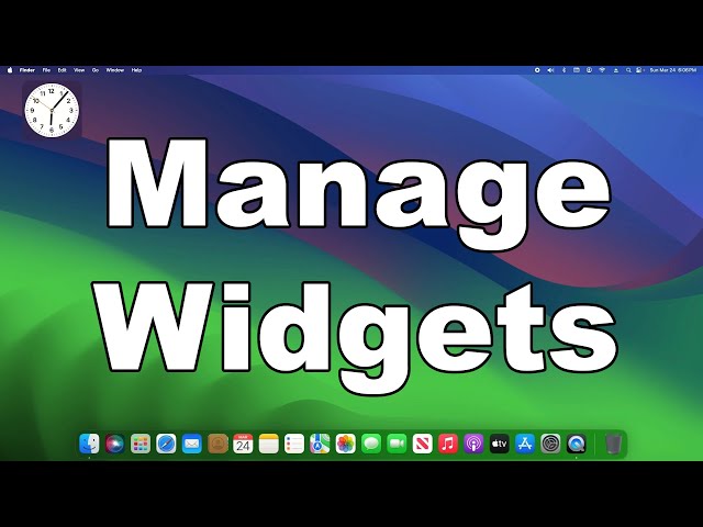 How To Add & Remove Widgets In macOS | Manage Your Widgets | A Quick & Easy Guide