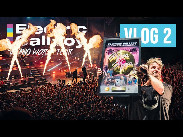 Electric Callboy - VLOG 2 // TEKKNO WORLD TOUR EUROPE // Tilburg Antwerp Cologne