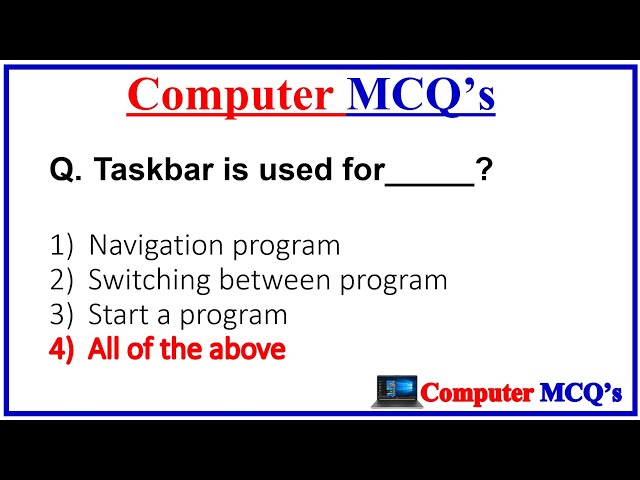 Computer Fundamental MCQ | computer fundamental mcq questions with answers