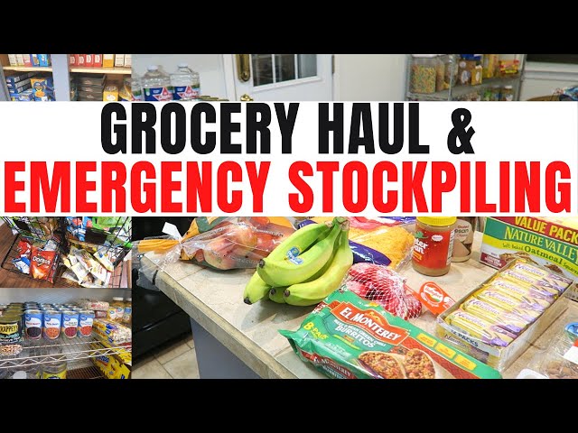 MY 3 MONTH FOOD STOCKPILE | GROCERY HAUL | JORDAN BUDGETS