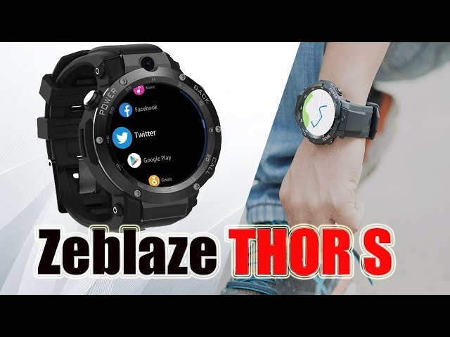 Zeblaze THOR S SmartWatch With 5.0MP Front Camera Unboxing & Review