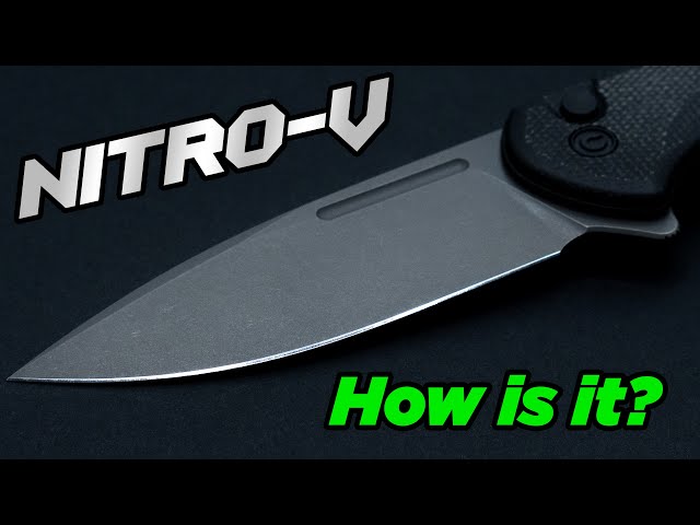 Let’s Talk Nitro-V Blade Steel + Out of Box Sharpness Cut Test