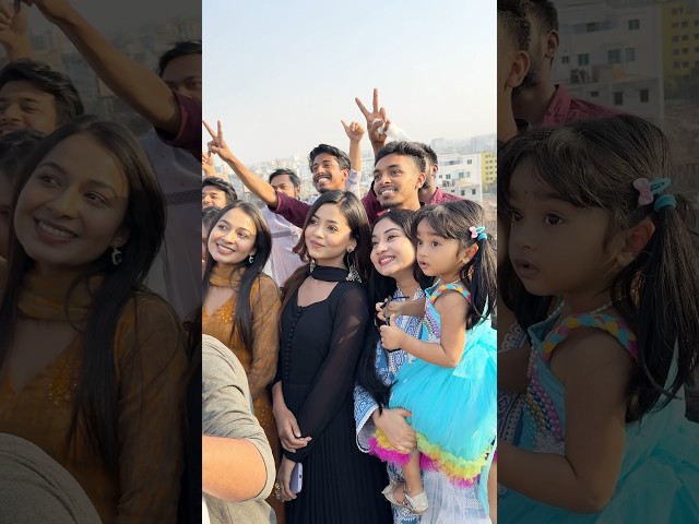 Arohi Miraz and Full team Selfie 🔥❤️ #arohi #sathy #shanto #miraz