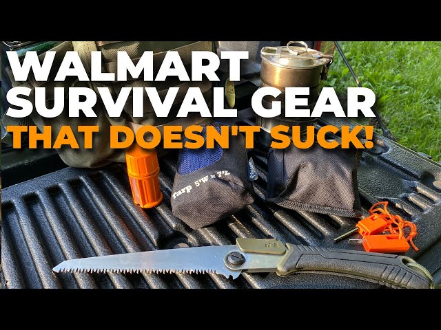 Survival Gear From Walmart That Doesn't Suck