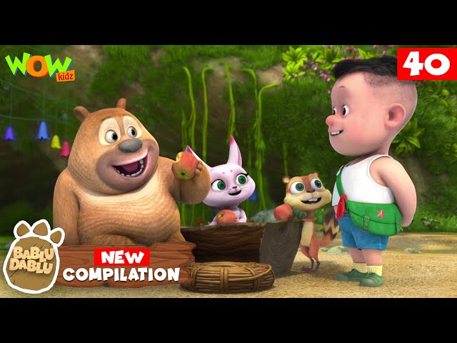 New! Baby Bears Compilation | 40 | Bablu Dablu Cubs | New Funny Cartoon in Hindi for Kids| Wow Kidz