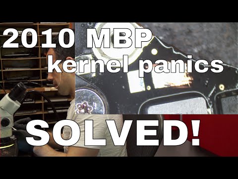 Macbook Pro 2010 kernel panic GPU issue repair: SOLVED! C9560