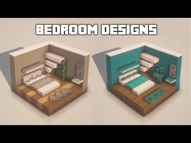 Minecraft: Bedroom Designs / Ideas !