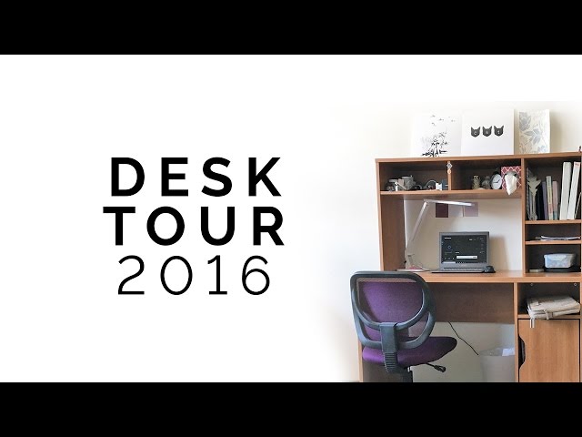desk tour 🌱 an organized study space