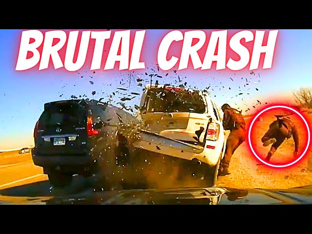 MOST SHOCKING AND DEVASTATING CAR CRASHES  OF #2024 PART 1