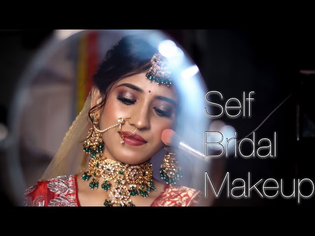 Beginners self bridal makeup ऐसे करे | step by step bridal makeup | Shruti makeover