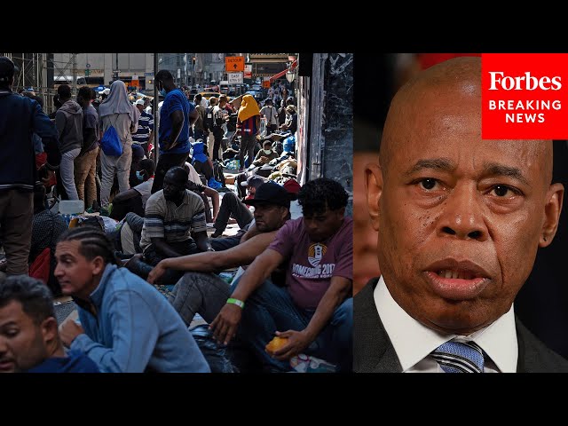Community Members Grill Mayor Eric Adams About 'More And More' Migrants Coming To NYC