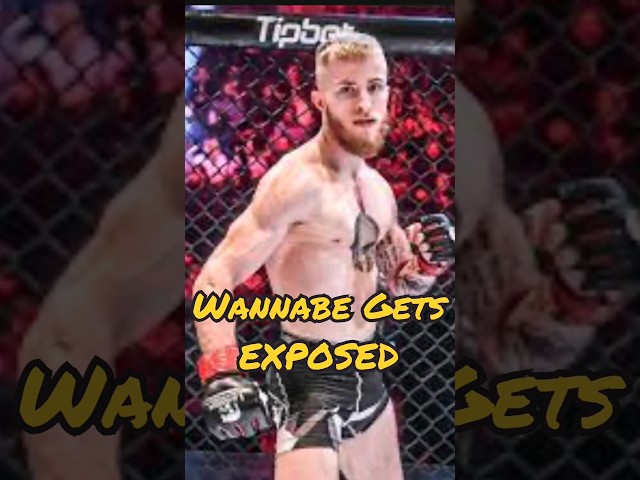 Conor McGregor Wannabe Gets EXPOSED In The Cage #shorts