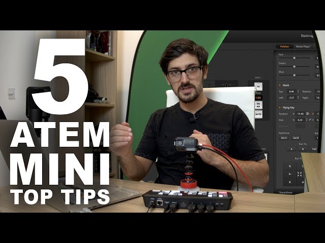 BlackMagic ATEM MINI: 5 Top Tips & Tricks | Save Setup, Monitor Audio + More!