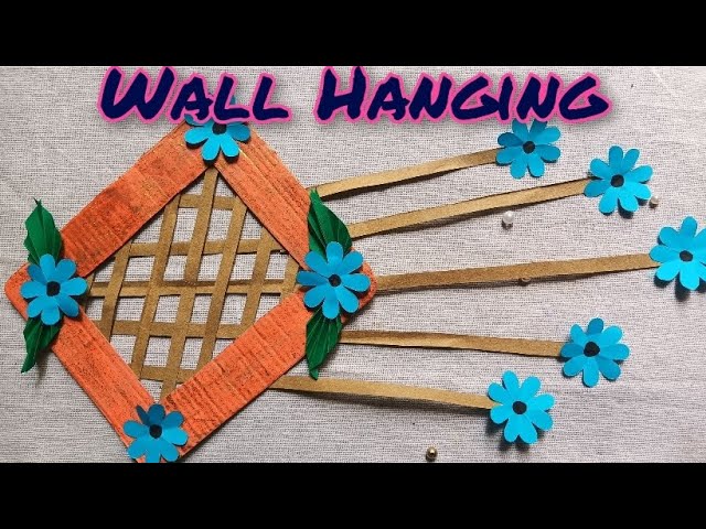 Wall Hanging. ..😍|| attractive wall hanging||#craftideas #coolidea #easy