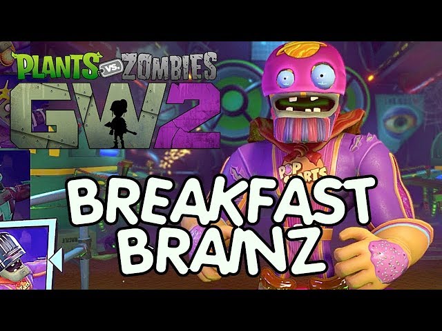 BREAKFAST BRAINZ vs Graveyard Ops | Plants vs Zombie Garden Warfare 2 - Walkthrough #10