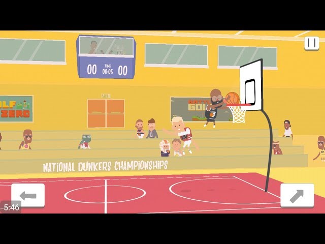Dunkers 2 (by Playback Studio) - sports game for android and iOS - gameplay.