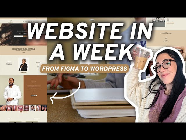 WEBSITE IN A WEEK | Figma to WordPress Web Design