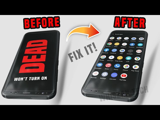 How to fix Samsung Galaxy won’t turn on or charge, black screen / phone won't turn on or charge.