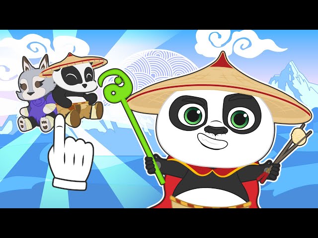 BABIES ALEX AND LILY 🐼🥋 Dress up as Po and Zhen from Kung fu Panda