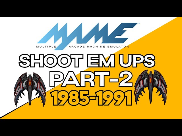Mame Arcade all shoot em ups in chronological part 2