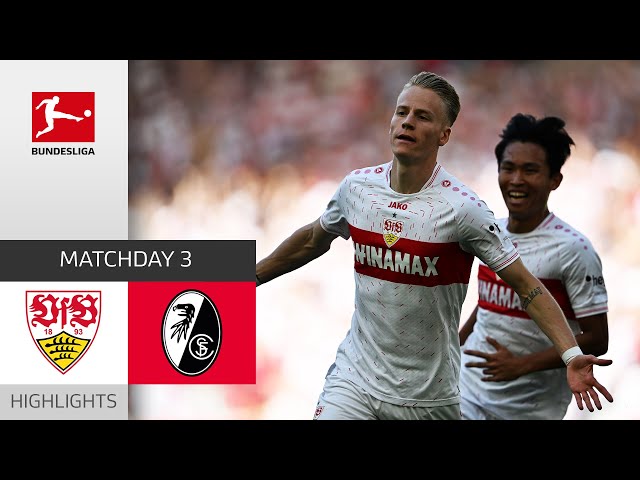 VfB Stuttgart - SC Freiburg 5-0 | Highlights | Matchday 3 – Bundesliga 2023/24