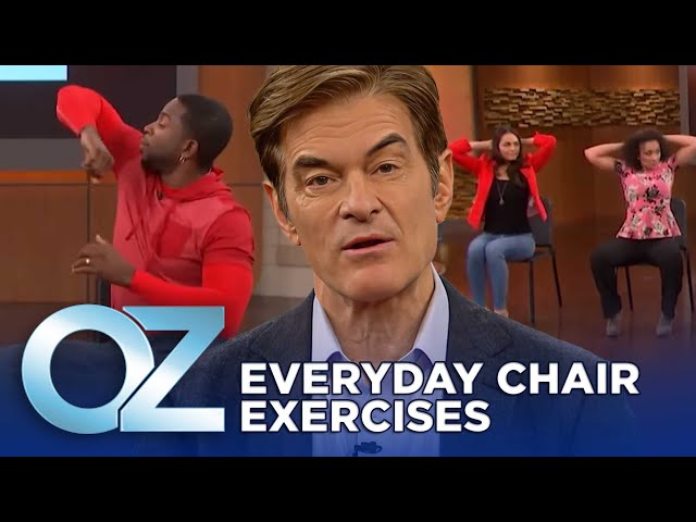 3 Chair Exercises You Can Do Everyday | Oz Workout & Fitness