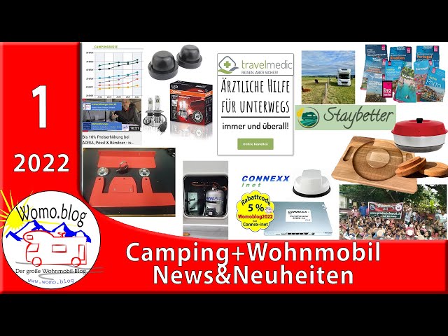Camping + Wohnmobil N ews und Neuheiten 1/22