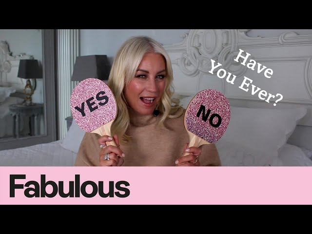 Denise van Outen plays Have You Ever? with Fabulous Magazine