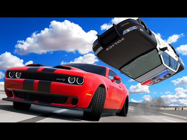 We Raced POWERFUL Cars Through Traffic in BeamNG Drive Mods Multiplayer!