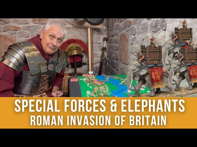 The Roman Invasion of Britain 43AD | Special Forces & Elephants