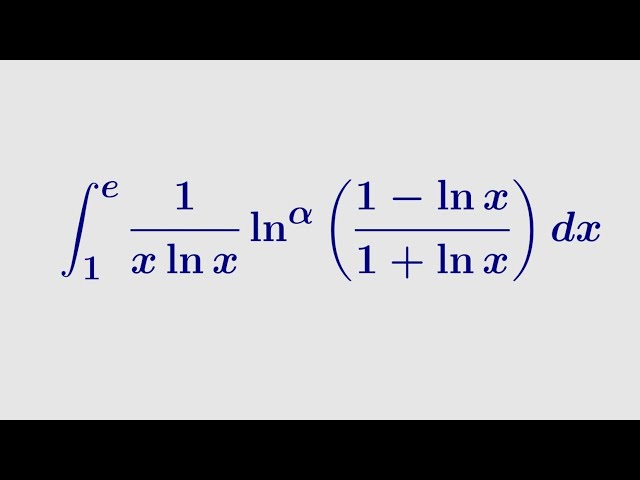 A WILD integral with a beautiful result!
