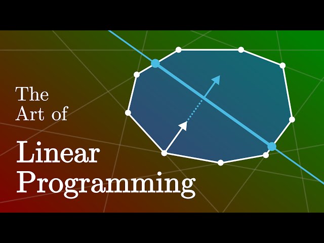 The Art of Linear Programming