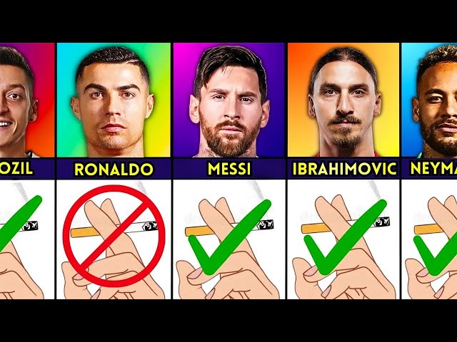 Football Players Who SMOKE Cigarettes in REAL LIFE | FC Data