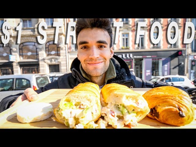 Living on $1 Street Food Around The World! (Ep. 2/ PARIS)